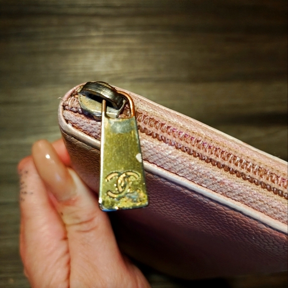 CHANEL CC Caviar Continental Zip Long Wallet - Picture 12 of 13